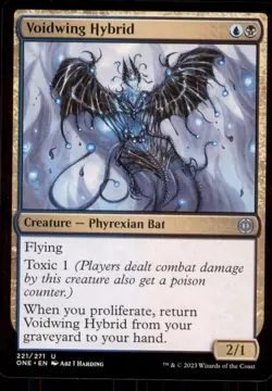 Voidwing Hybrid Phyrexia: All Will Be One #221 Uncommon - Image 1