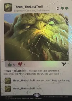 [1x] Thrun the Last Troll - Foil Near Mint, English Secret Lair MTG Magic - Image 1