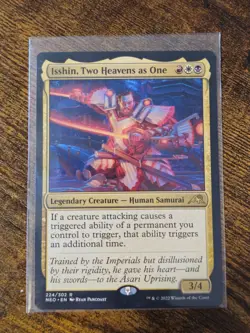 Isshin, Two Heavens as One R Kamigawa: Neon Dynasty 224 Regular NM - MTG - Image 1