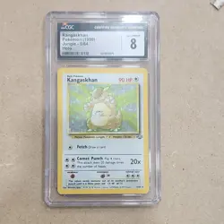 Pokemon Kangaskhan Jungle - Unlimited Holo Rare CGC 8 5/64 English - Image 1
