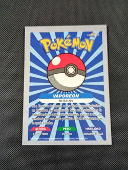 Pokemon 2024 Crealaser Database Set Peru Vaporeon 134 US Seller - Image 2