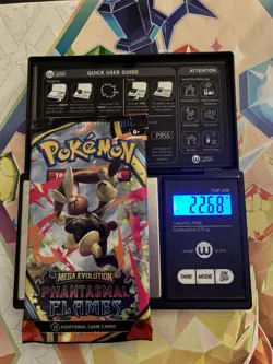 Heavy! 22.68g Pokemon TCG ME Phantasmal Flames Pack Sealed! - Image 1