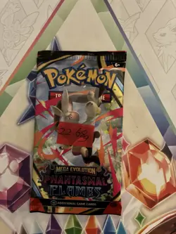 Heavy! 22.68g Pokemon TCG ME Phantasmal Flames Pack Sealed! - Image 2