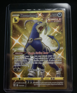 Pokemon TCG Houndoom Sword & Shield - Battle Styles 179/163 Holo Secret Rare - Image 1