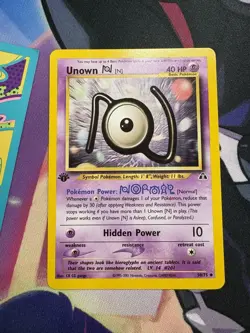 Pokemon TCG: Unown [N] #50/75 1st Edition Neo Discovery WOTC Vintage - Image 1