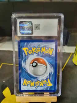 SWIRL CGC 9.5 Scorbunny SWSH244 POKEMON Black Star Promo Cosmos Holo - Image 2