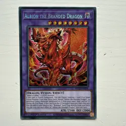 YuGiOh! Albion The Branded Dragon MP22-EN076 Secret Rare 1st Ed - Image 1