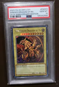 PSA 10 Winged Dragon of Ra 25th Anniversary Quarter Century 2023 YU-GI-Oh! - Image 1