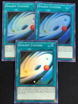 YUGIOH GALAXY CYCLONE SESL-EN044 1ST SUPER X3(LP) - Image 1