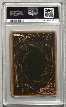 PSA MINT 9 2004 Yugioh Secret Rare Blue-Eyes Toon Dragon SRL-EN000 Spell Ruler - Image 2