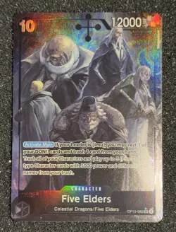 Five Elders Alt Art (OP13-082 SR) One Piece TCG (ENGLISH) - Image 1
