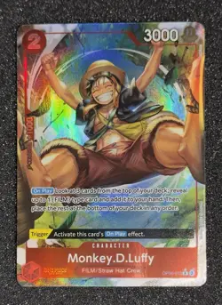 One Piece Monkey.D.Luffy Alt Art OP06-013 Wings of the Captain Foil English - Image 1