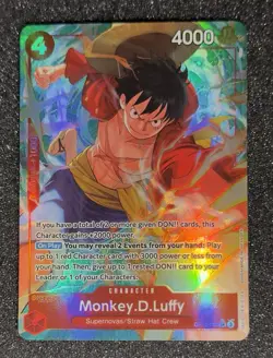 One Piece Legacy of the Master Monkey.D.Luffy SR Alt Art #OP12-015 English - Image 1