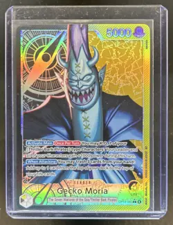 2026 One Piece Azure Sea's Seven Gecko Moria Leader #OP14-080 - Image 1