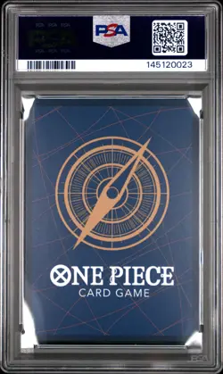 2025 ONE PIECE OP11-A FIST OF DIVINE SPEED ALT ART CAPONE "GANG" BEGE PSA 10 - Image 2