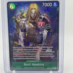 One Piece CCG Basil Hawkins OP07-029 Alt Art SR - English - NM - Image 1