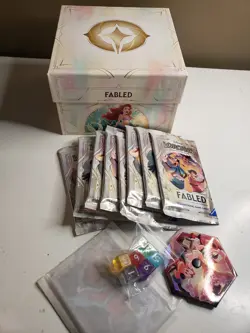 RAVENSBURGER Disney Lorcana TCG: Fabled Illumineers Trove, Open Box, ALL SEALED - Image 1