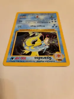 Vintage Gyarados Pokemon Trading Card Game - Holo 6/102 Non-Played - Image 5