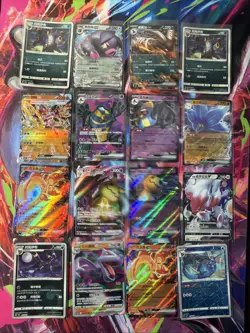 Pokemon 16 Card Lot nm V Max Mega Amazing Ex HOLO Rare Hits Only B41 - Image 1