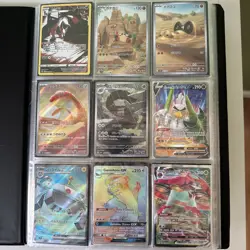 HUGE Pokemon EX, IR, Promo, Etc Binder Collection 120+ Card Modern Non-English - Image 1