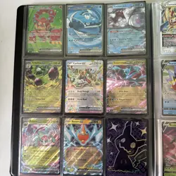 HUGE Pokemon EX, IR, Promo, Etc Binder Collection 120+ Card Modern Non-English - Image 4