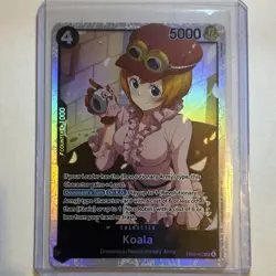 One Piece CCG Koala Character Card EB03-042 Heroines Edition Holo 5000 Power - Image 1