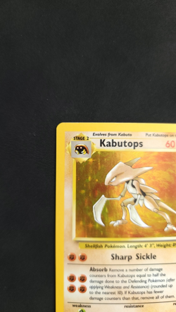 Pokemon TCG Kabutops 9/62 Fossil Set Rare Holo Vintage Card WOTC 1999 LP/NM - Image 2