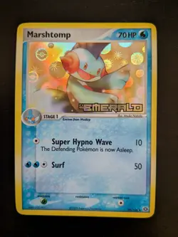 Marshtomp Reverse Holo Stamped ex Emerald 36/106 Pokemon Card NM - Image 1