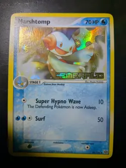 Marshtomp Reverse Holo Stamped ex Emerald 36/106 Pokemon Card NM - Image 3