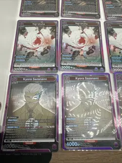 Kagurabachi Union Arena Purple Super Rare 17 Cards In All Half Sets - Image 5