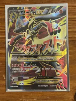 Pokemon TCG M Lucario EX Mega Full Art Alternate Art Holo Promo 055A/111 Card - Image 1