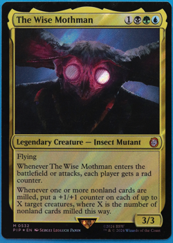 The Wise Mothman (Surge 532) FOIL Fallout PLD Surge CARD (498234) ABUGames - Image 1