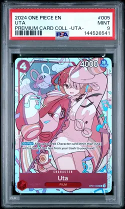 2024 ONE PIECE PREMIUM CARD COLLECTION UTA #005 UTA PSA 9 - Image 1