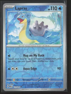 Lapras Uncommon SV: Scarlet & Violet 151 131/165 NM Pokemon Card Reverse Holo - Image 1