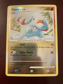 Phanpy 98/132 Secret Wonders Reverse Holo 2007 Pokemon TCG Card LP - Image 1