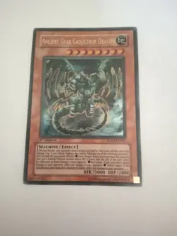 Yu-Gi-Oh! Ancient Gear Gadjiltron Dragon SD10-EN001 Ultra Rare 1st Edition Card - Image 1