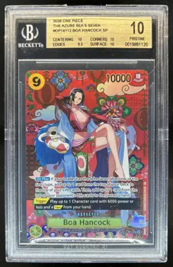 2026 One Piece Azure Sea's Seven Boa Hancock Special Card #OP14-112 BGS 10 - Image 1