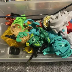 Lot of 20 Bakugan Battle Brawlers Trading Cards and Figures Collectible Toys - Image 2