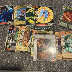 Lot of 20 Bakugan Battle Brawlers Trading Cards and Figures Collectible Toys - Image 5