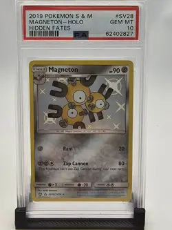 Magneton SV28/SV94 Pokemon Hidden Fates Holo Card - Image 1