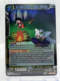 Dragon Ball Super Card Game Son Gohan & Piccolo, Training's Beginnings BT19-10 R - Image 1