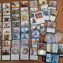 W/U***SOLDIERS*** Custom Beginner Tribal Commander Magic Deck of 100 MTG Cards - Image 2