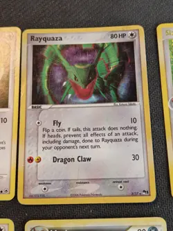 Vintage Pokemon 6 Card Lot - POOR Condition Umbreon Rayquaza Legends EX Holos - Image 5
