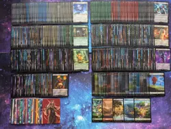 Lot of 415 English Magic: The Gathering Final Fantasy Tokens, Art Cards, Bulk - Image 1