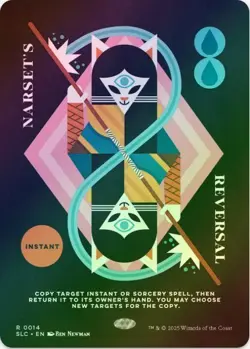 1 x Narset's Reversal - Foil - An Encyclopedia of Magic - LP - MTG - Image 1