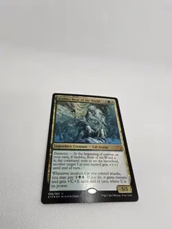 MTG Arahbo, Roar of the World from the Commander 2017 35/309 Mythic Cat Avatar - Image 3