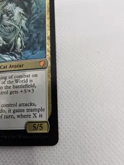 MTG Arahbo, Roar of the World from the Commander 2017 35/309 Mythic Cat Avatar - Image 4