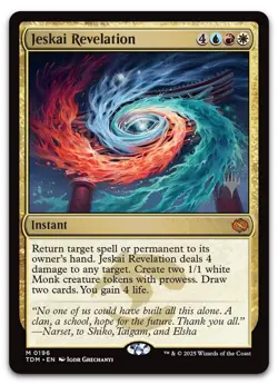 Jeskai Revelation #196 (NM) Tarkir Dragonstorm PPTDM Magic MTG - Image 1