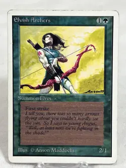 Elvish Archers - Unlimited Edition ~MPHP~ Magic The Gathering MTG - Image 1