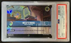 2024 Disney Lorcana EN 3 Belle's House Enchanted #219 PSA 9 Mint - Image 1